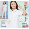 Male and female medical white short sleeved summer doctor nurse physician laboratory work clothing a