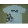 Wholesale flocking, hot stamping men's T-shirt, T-shirt