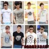 Gansu Jiuquan where there is cheap summer T-shirt wholesale Korean Mens T-shirt wholesale cheap Mens