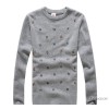 2015 new winter men's SWEATER MENS warm slim Japanese Korean inlaid knit deer hair