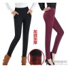 14 new winter pants wholesale and cashmere thick warm thin feet pencil pants backing pants K022 boot