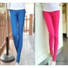 Three-dimensional fashion vertical stripes nine Leggings slim slim pencil pants pocket