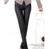 2014 new spring and the wind ultra thin PU low water leather pencil pants F