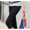 The summer's elastic solid OL code all-match fashion pencil pants pants pants seven backing Ms.