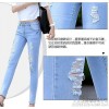 Ladies jeans ripped jeans slim pants slim pencil pants cheap wholesale purchase.