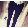 2015 new 4 button stretch pants Leggings show thin pencil pants mall quality