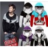 2013 winter hot Korean men's cashmere sweater slim color warm coat wholesale