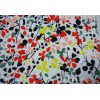 133*56 cotton stretch twill fabric printing Womens stretch feet pencil pants with elastic seal