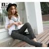 Thousands of spinning 2015 new spring leisure pants female Korean waist slim slim Leggings Pants pen