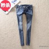 In spring all new women's Korean all-match simple slim pencil pants feet hip jeans women