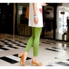 Direct manufacturers fall fashion female Korean thin candy color pants pencil pants nine PANTS LEGGI