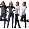 New Korean womens jeans wholesale cashmere elastic thickened feet pencil pants female trousers pants