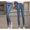 Denim jeans pencil pants feet Korean women's autumn tide thin elastic female trousers pattern shippi