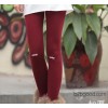 Korean fashion version with velvet moustache stamp nine Leggings trousers series