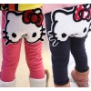 2014 Winter trousers girl cute stereo KT plus velvet Leggings Maotou thickening children boots pants