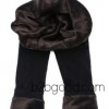 Autumn and winter with cashmere thickened pearl velvet foot warm pants pants Leggings on one single 