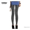 2015 new spring nine Leggings feet tight Leggings nine Leggings lady Houndstooth Leggings