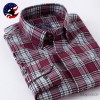 Superior shark & Men's clothing wholesale winter new cotton flannel leisure business Plaid Shirt tid