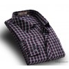 The 2015 men's Shirt Mens Long Sleeved PLAID SHIRT COTTON spring Lapel old spring male business