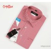 2015 summer new men's Plaid Shirt middle-aged Red Plaid Shirt Men's suit