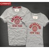 The new trade summer men's fashion city couples dress T-shirt and embroidery factory direct sales