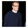 Beckham with wool twisting men's sweater sweater Mens trade thickening