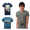 Korean version of the new tide of foreign trade Mens cotton t-shirt men's t-shirt men's T-shirt, mis