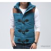 Direct selling men's fashion leisure men's new detachable cap Cotton Vest Jacket Jqr64