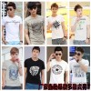 The supply of clothing stall inventory clearance summer men's short sleeved T-shirt wholesale cheap