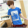 Henan Luoyang summer Korean Mens Short Sleeved T-shirt wholesale cheap stocks T-shirt wholesale chea