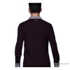 Casual cotton Mens Long Sleeve T-Shirt Lapel embroidery quilt agent one generation explosion