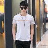 Men's T-shirt cotton t-shirts in summer 2015 slim thin Mens T Mens Casual Fashion Wholesale printing