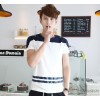 2014 new summer cotton Lycra men's t-shirt t-shirt t-shirt printing simple Korean fashion lovers