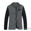 2014 autumn and winter jacket, men's jacket collar men's casual wear wholesale woolen coat thick men