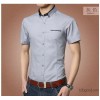 In the summer of 2015 new men's Shirt Mens thin solid fashion slim men's t-shirt men's shirts wholes