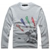 The first set of manufacturers custom-made men's long sleeved cotton casual men stamp sanding sweate