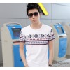 The new summer men's T-shirt cotton men's casual T-shirt bottoming slim Korean folk style half sleev