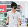 Wholesale brand men's summer t-shirt men T-shirt casual male Korean slim T-shirt