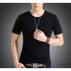 Summer new men's T-shirt Cotton Mens T-shirt wholesale semi solid blank sleeve T-shirt generation