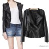 L6510 K171 Couture wholesale women's new spring and the wind all-match flounce leather leather coat