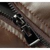 Geliesite / leather jacket with leather male Korean cashmere imitation leather leather PU thickened