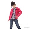 Special children's clothing factory direct selling new kids PU leather jacket girls leather coat