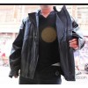 A men's leather middle-aged men's casual jacket leather trade