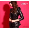 Krazy advanced modern Vintage shoulder waist band cut leather woman aura 61