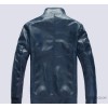 Geliesite / men's leather PU Leather Jacket Mens Korean slim coat jacket tide locomotive