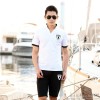 Spring 2015 men's T-shirt cotton short sleeved suit wholesale agent slim men clothing wholesale Kore