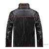 Geliesite /2014 new autumn and winter men's business casual leather fur leather jacket men