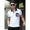 [supply] Amoy summer explosion polo t-shirt cotton Metrosexual bead cotton men's T-shirt