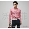 The Korean version of pink shirt cylindrical thin Kuanqiu shirt sample discount custom