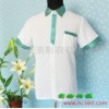 Men's shirts, short sleeved shirts, men's clothing, work clothes, work clothes waiter